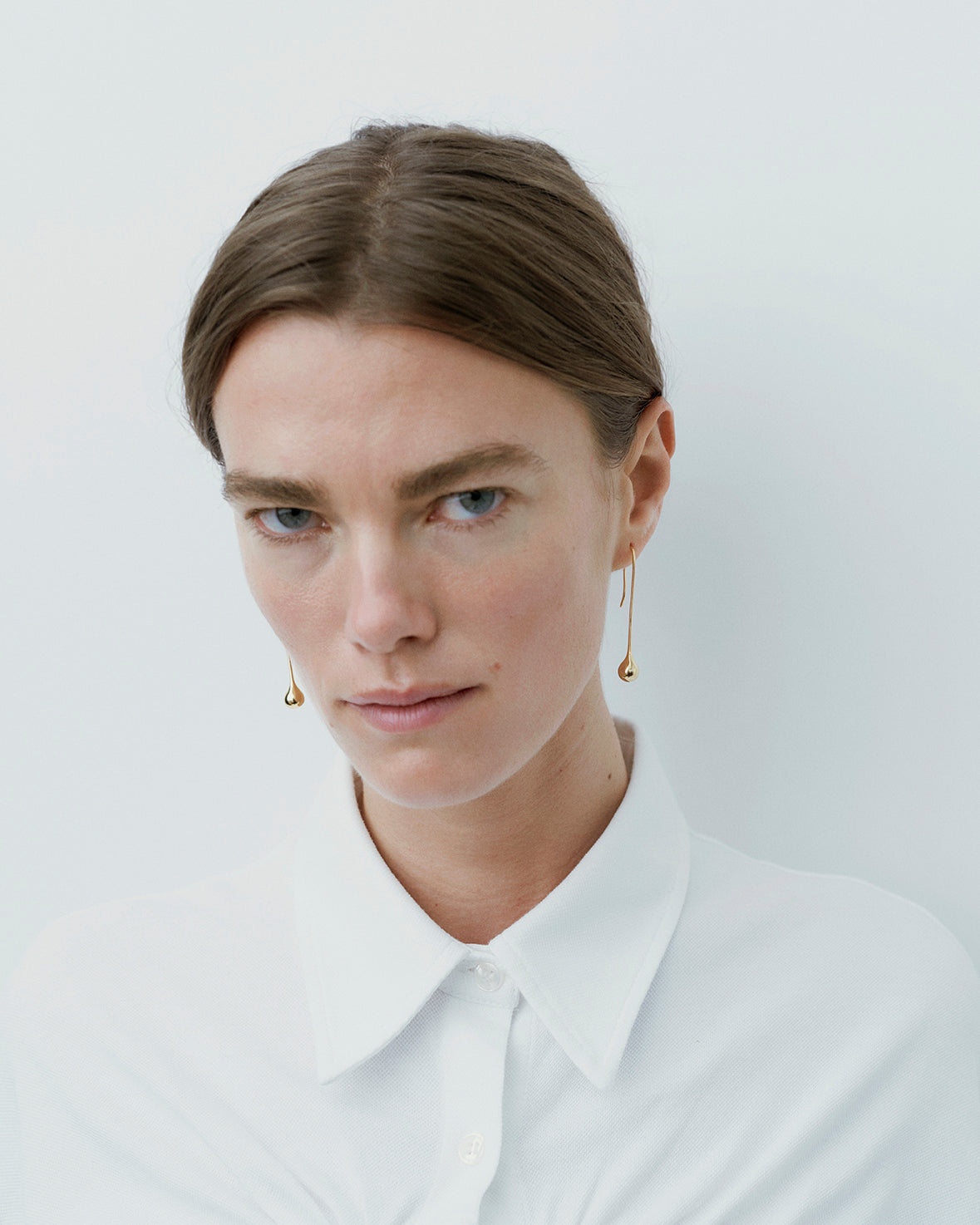 Datura Long Drop Earrings